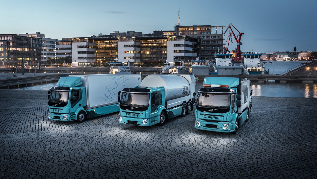 Paleta električnih kamiona kompanije Volvo Trucks