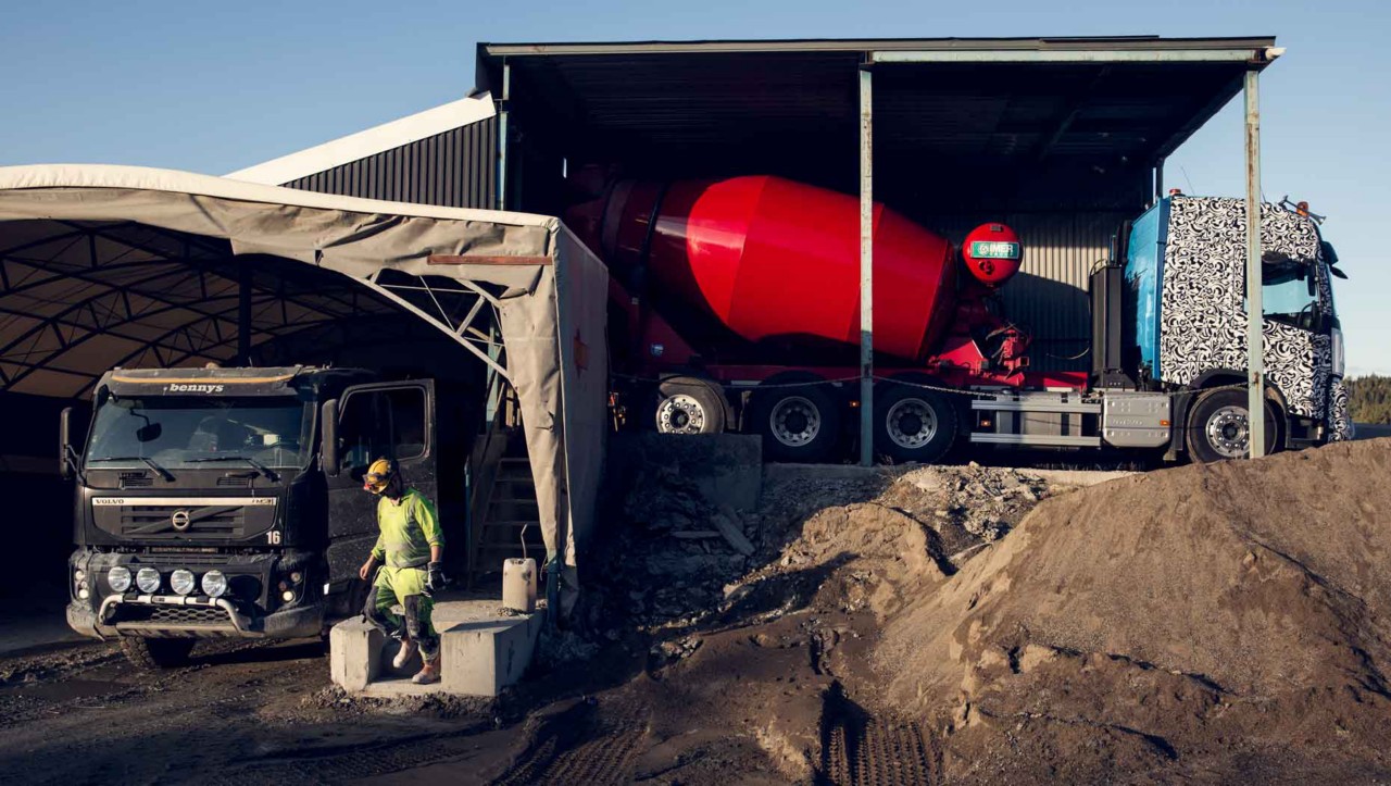 Novi Volvo FMX isporučuje beton do rudnika Renström u blizini grada Skellefteå