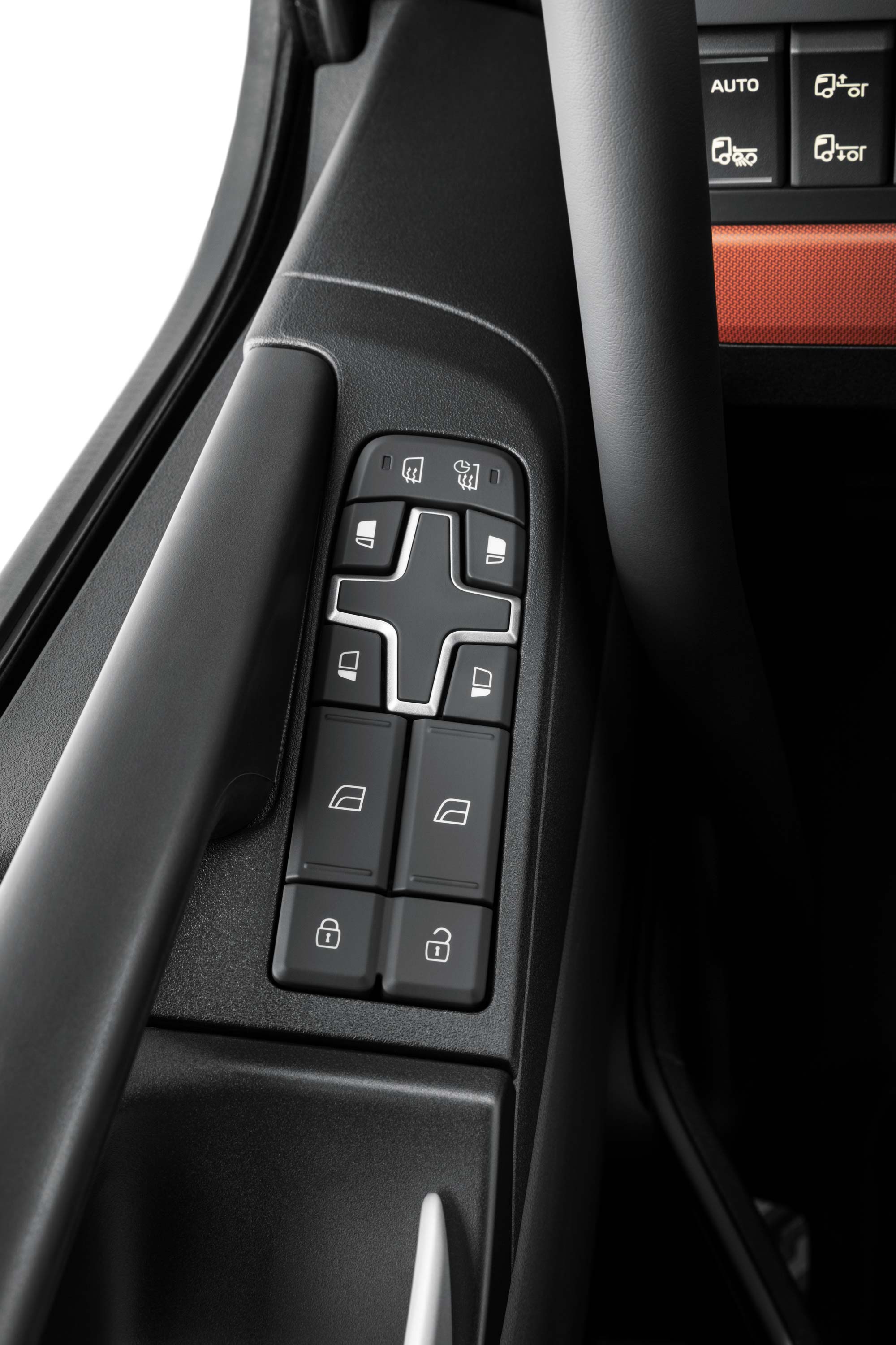 Kontrole integrirane u unutrašnjost kamiona Volvo FH16 radi lakšeg pristupa.
