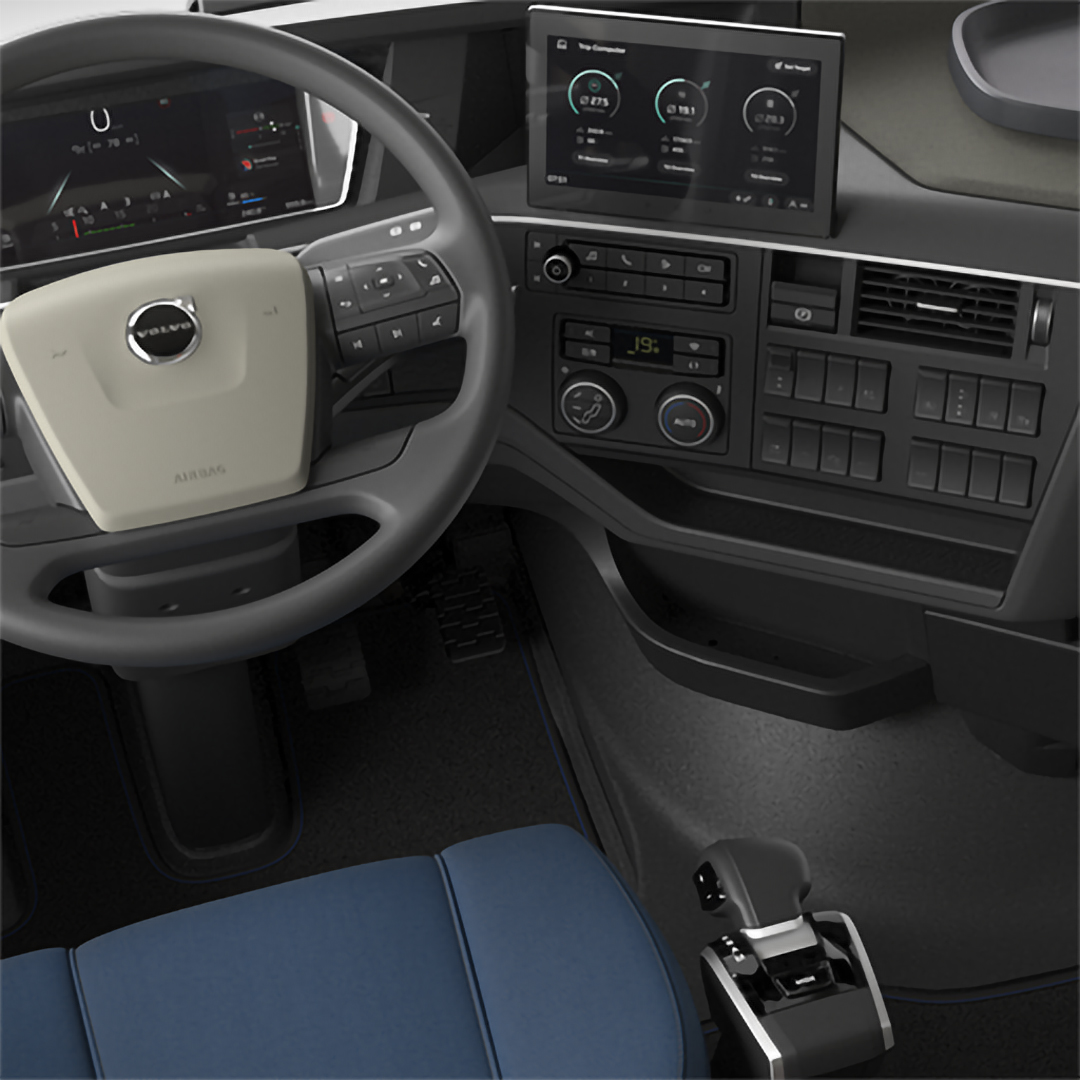 Volvo FH with textile trim dynamic, interior trim level